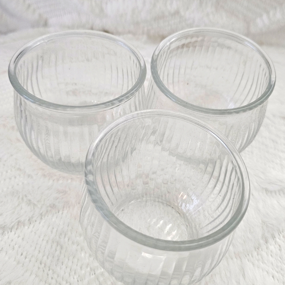 Pink Zebra Set of 3 Glimmer Candle Glasses w Wicks